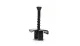 Clip + vis Inox teinté noir pour terrasse
