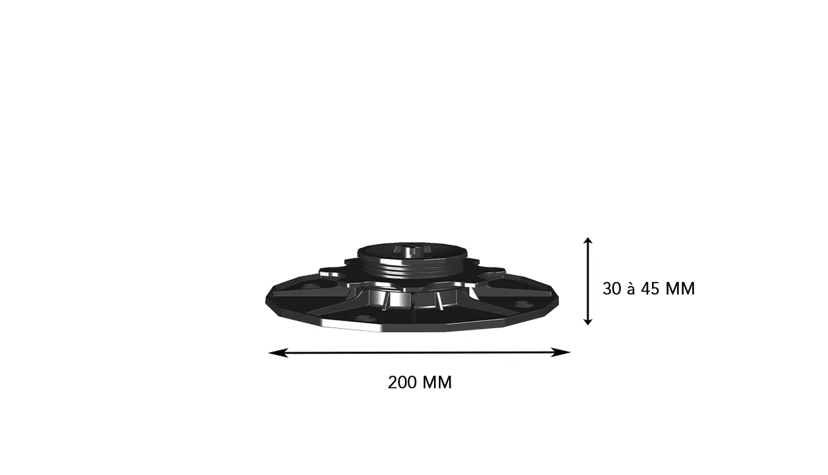 Base plot réglable OPTIMA de 30 à 45 mm 
