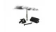 Clip + vis Inox teinté noir pour terrasse