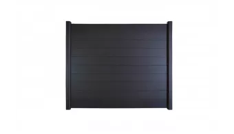 Cloture en lames aluminium neowood