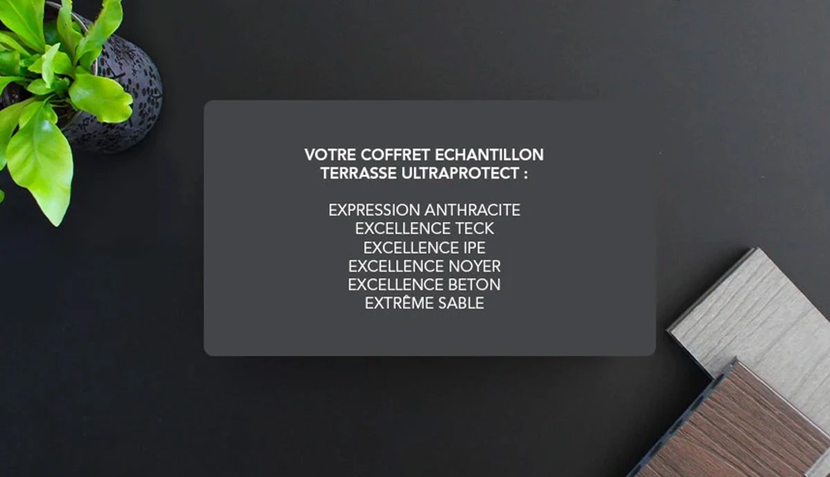 Coffret échantillons terrasse composite | neowood