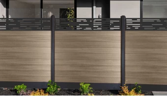 Panneau décoratif extérieur pour clôture | neowood