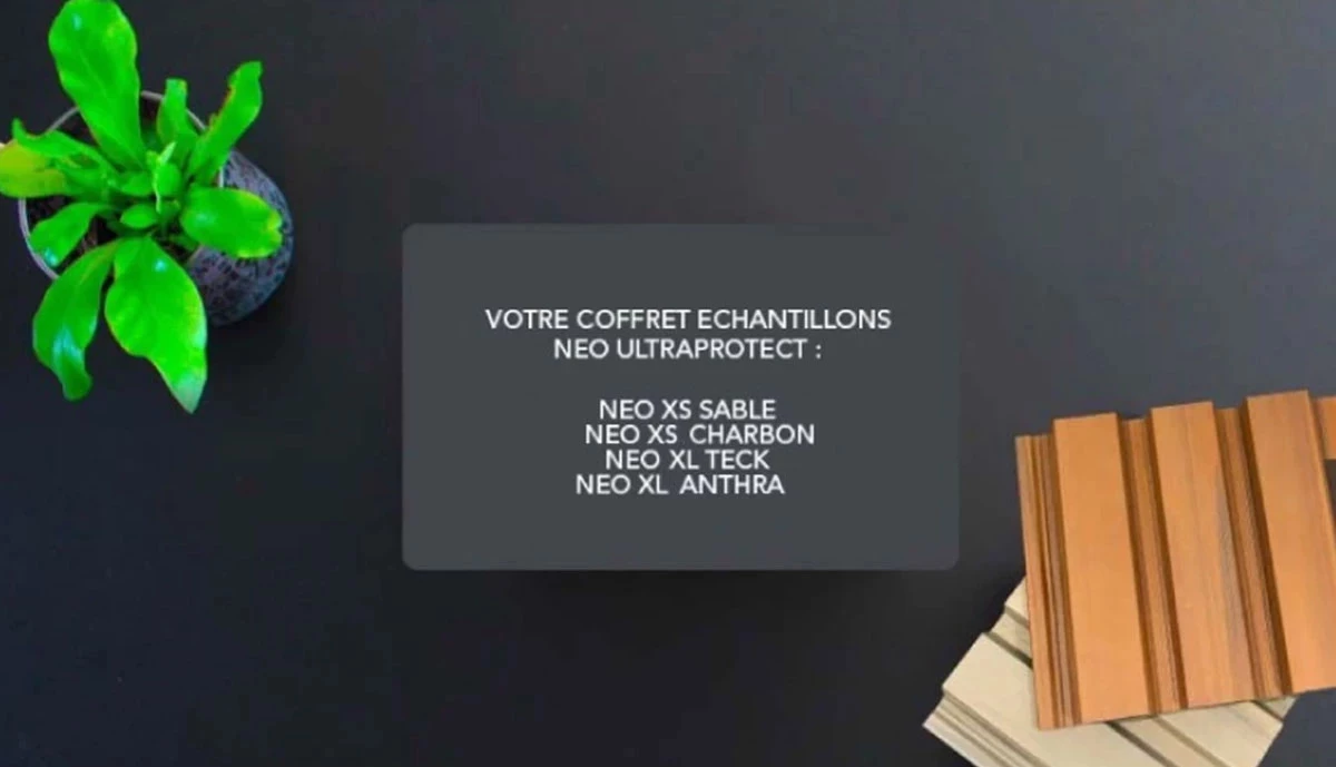 Coffret échantillons claire voie NEO | neowood
