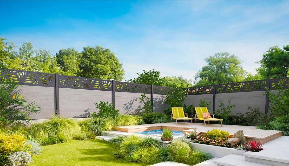 Panneau décoratif extérieur pour clôture | neowood