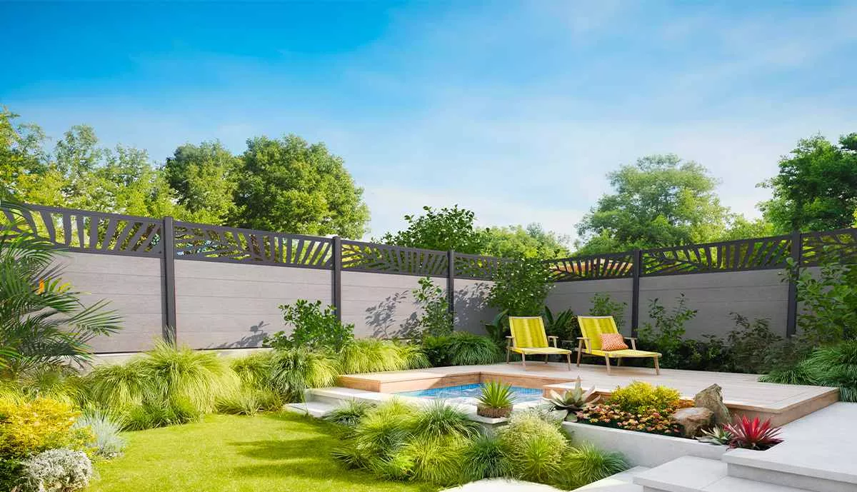 Panneau décoratif extérieur pour clôture | neowood