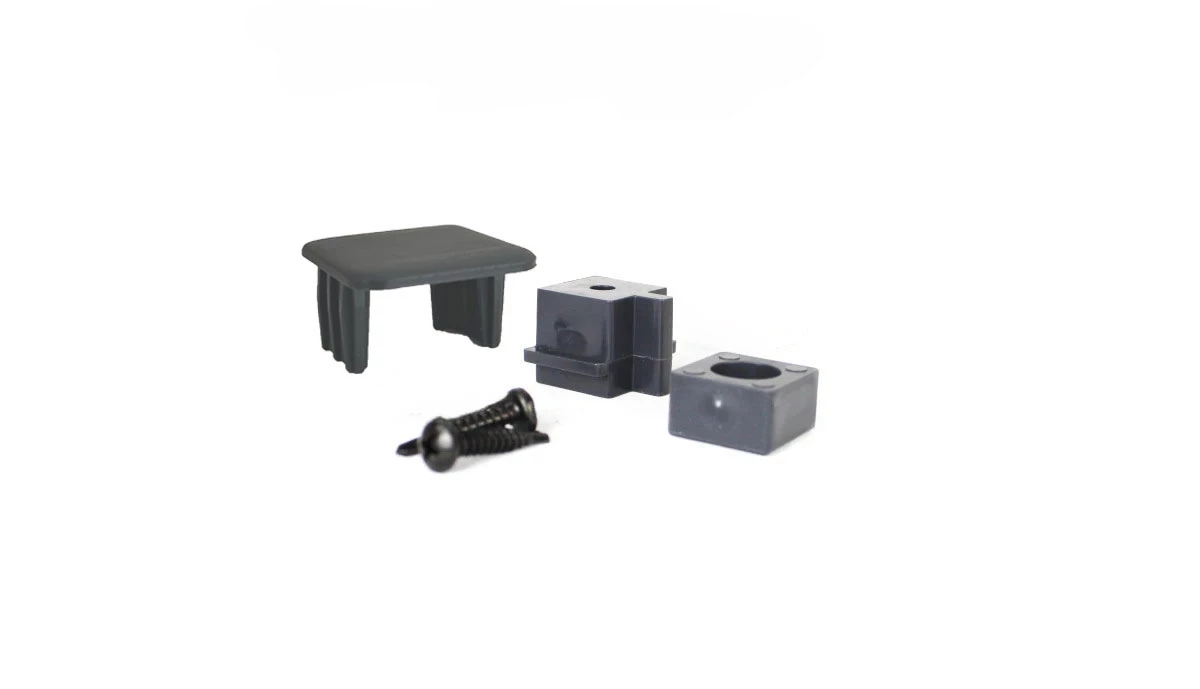 Kit Embout de poteau départ mur et clips | neowood