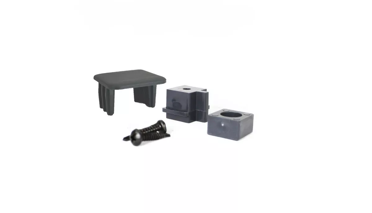 Kit Embout de poteau départ mur et clips | neowood