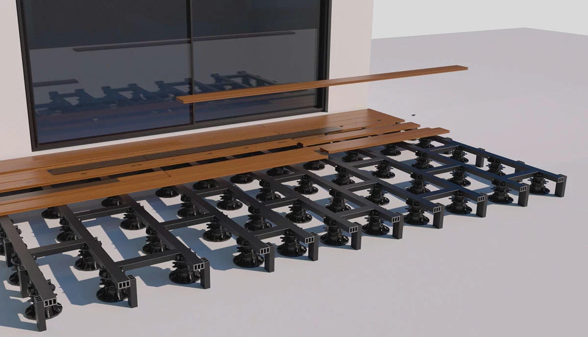Lambourde composite pour structure Trocosto  |  neowood