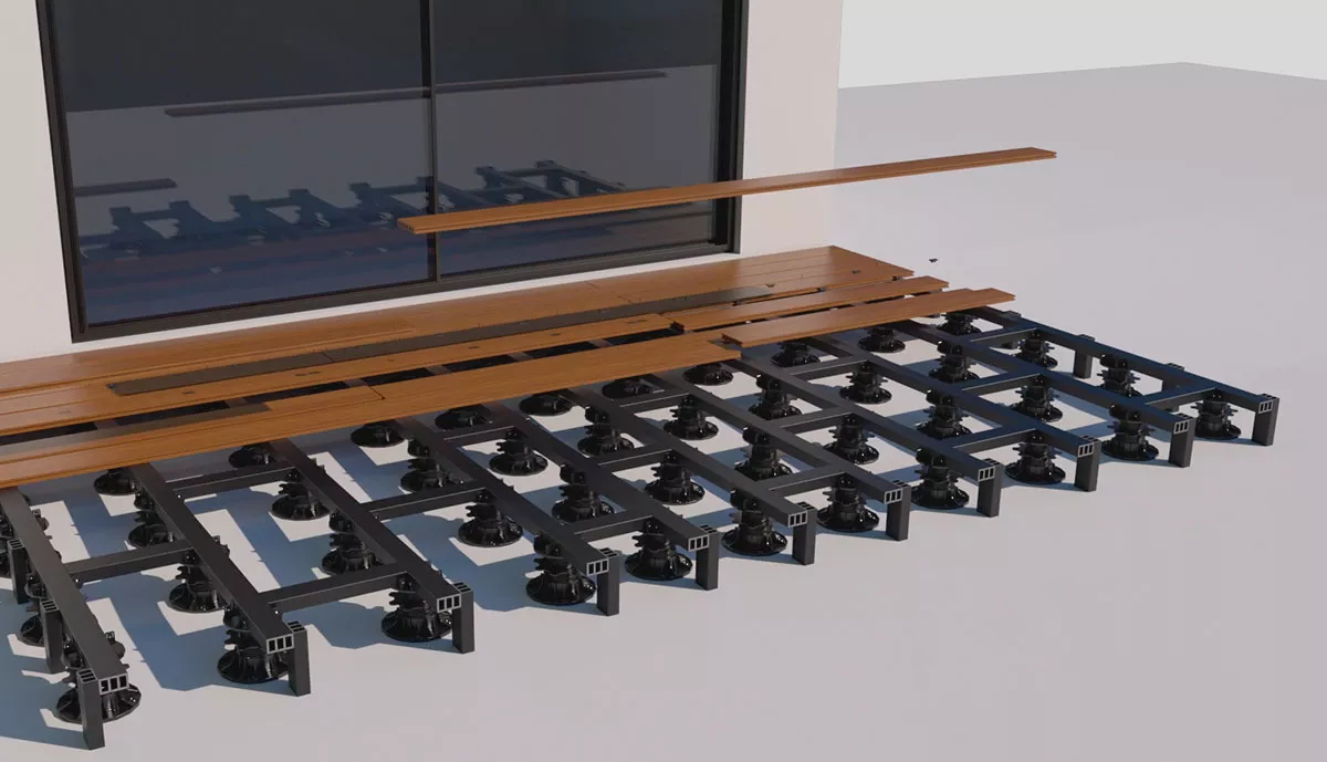 Lambourde composite pour structure Trocosto  |  neowood