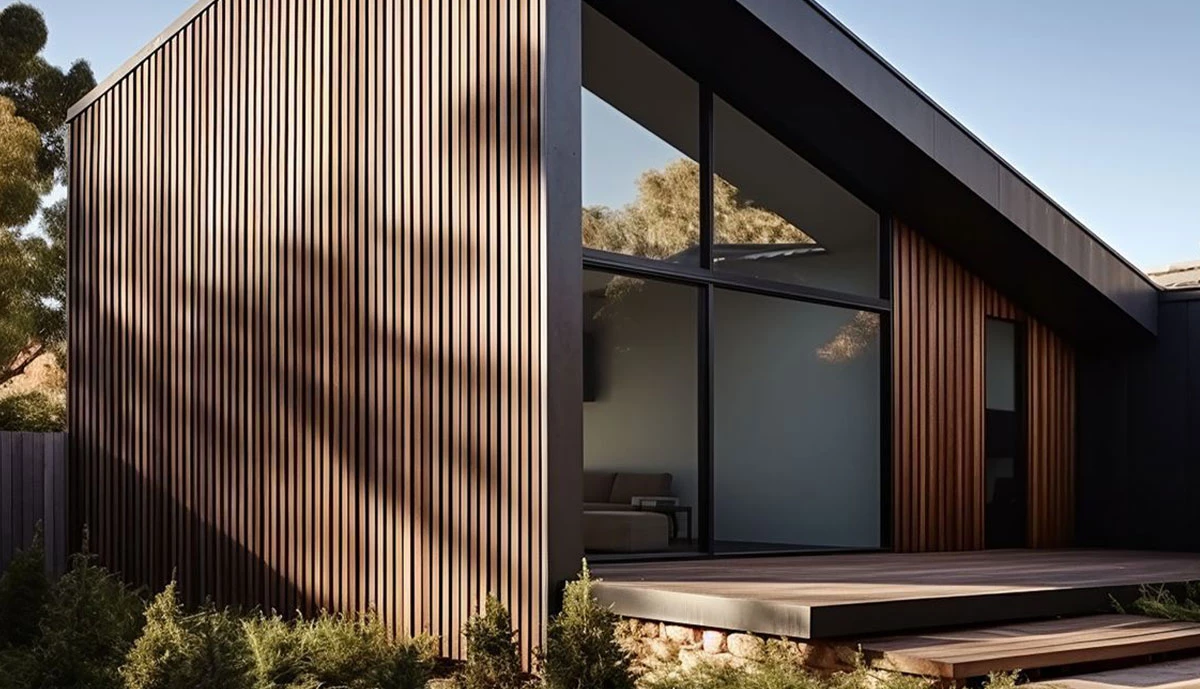 Lames de bardage claire voie en bois composite NEO XL | neowood