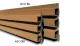 Lames de bardage claire voie en bois composite NEO XL | neowood
