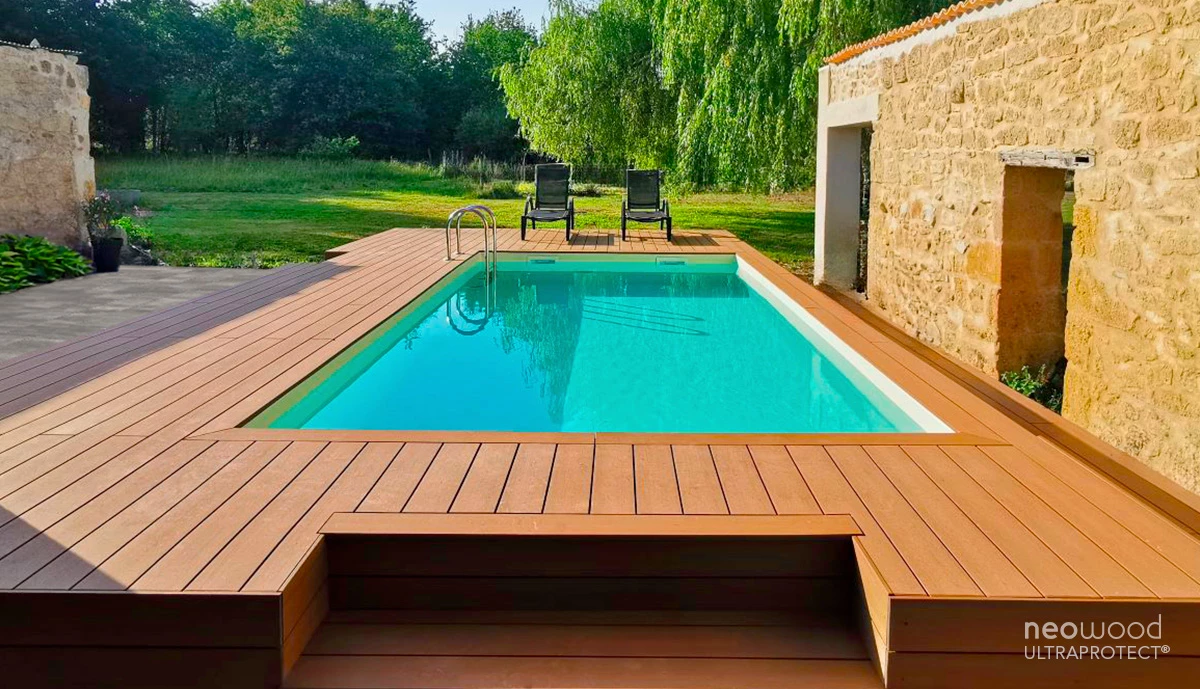 Lames de terrasse composite EXCELLENCE semi pleine (pack de 2) | neowood