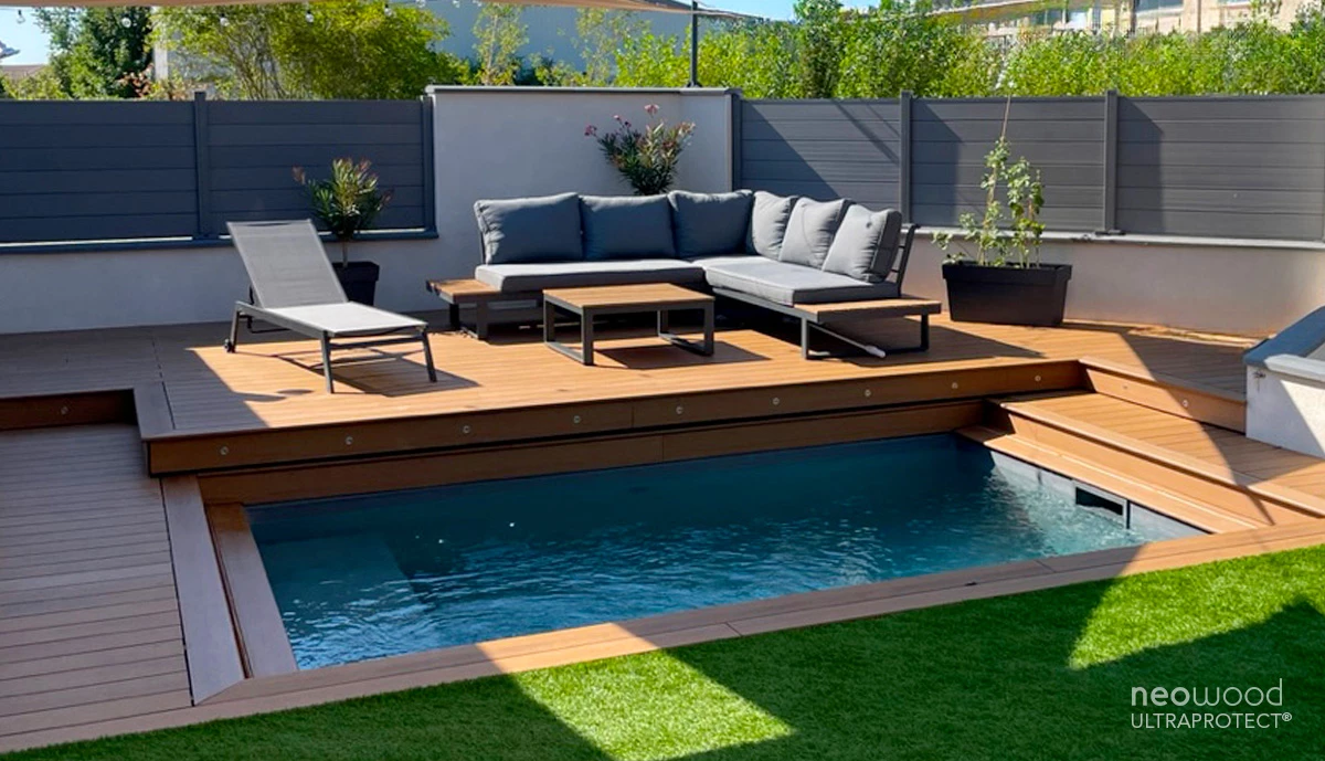 Lames de terrasse composite EXCELLENCE semi pleine (pack de 2) | neowood