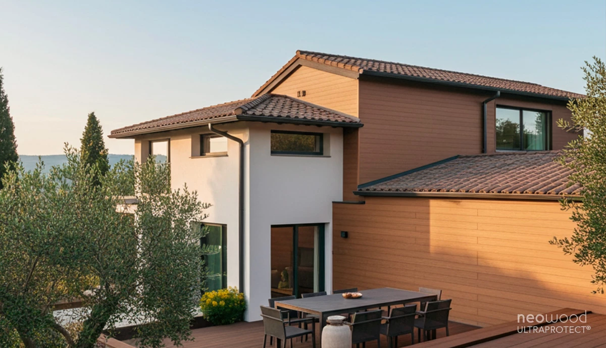 Lame de bardage composite exterieur SENSATION imitation bois | neowood