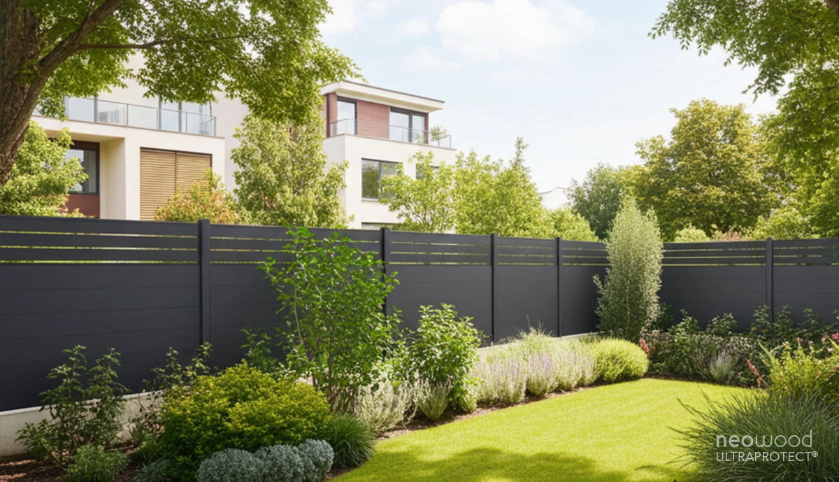 Des lames de clôture en aluminium emboitable, facile à poser