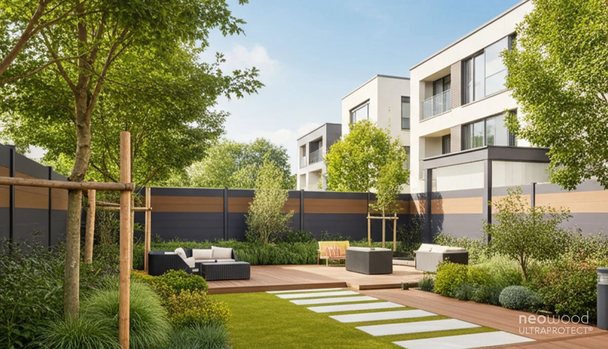 Des lames de clôture en aluminium emboitable, facile à poser