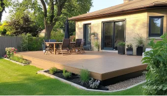 Lames de terrasse en bois composite coextrudée SUPER (lot de 2)   |  Neowood