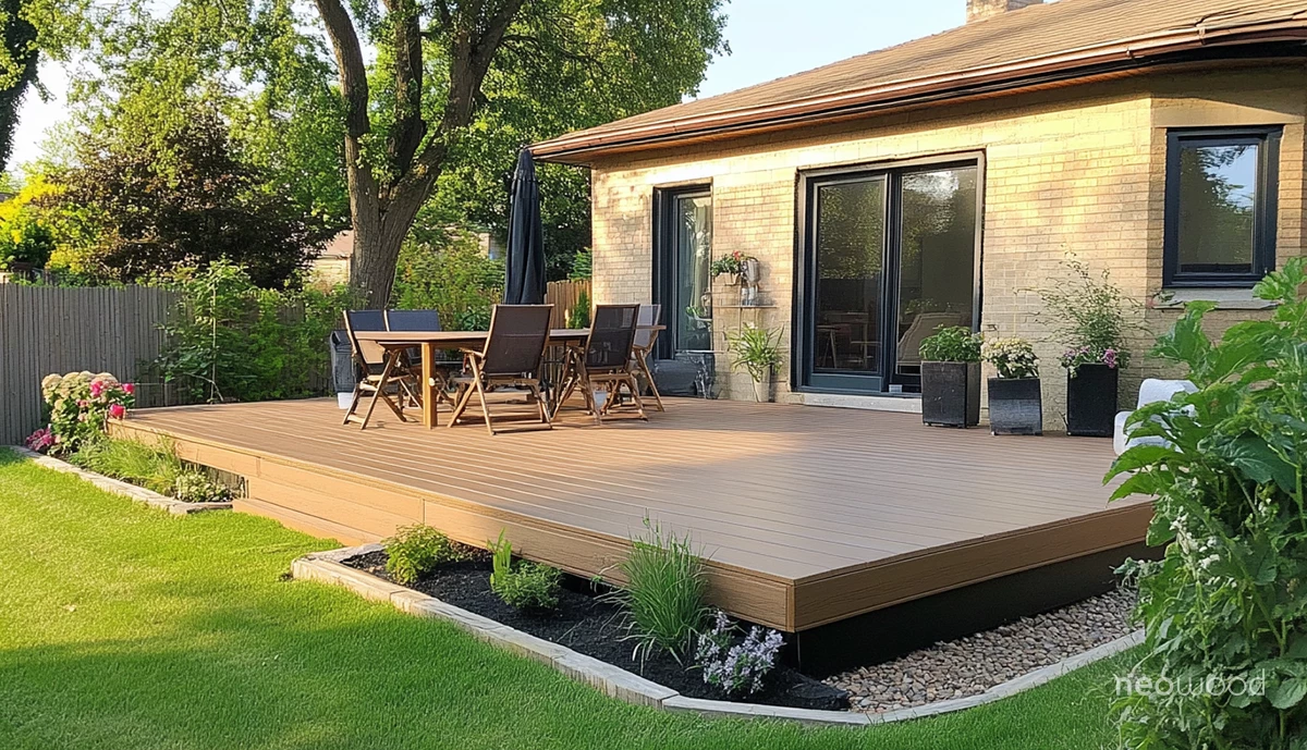 Lames de terrasse en bois composite coextrudée SUPER (lot de 2)   |  Neowood