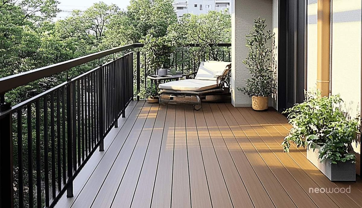 Lames de terrasse en bois composite monoextrudé ACCESS (lot de 2)   |  Neowood