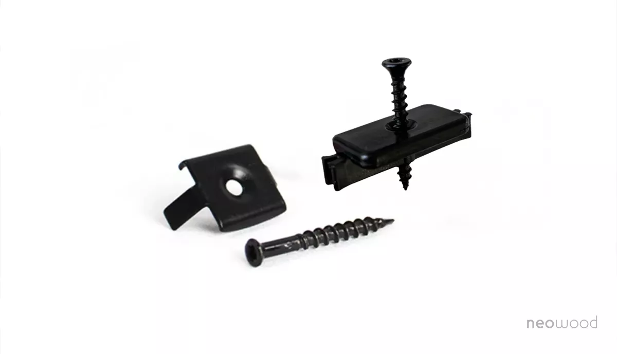 Kit de fixations pour 2m² de terrasse composite ACCESS  |  Neowood