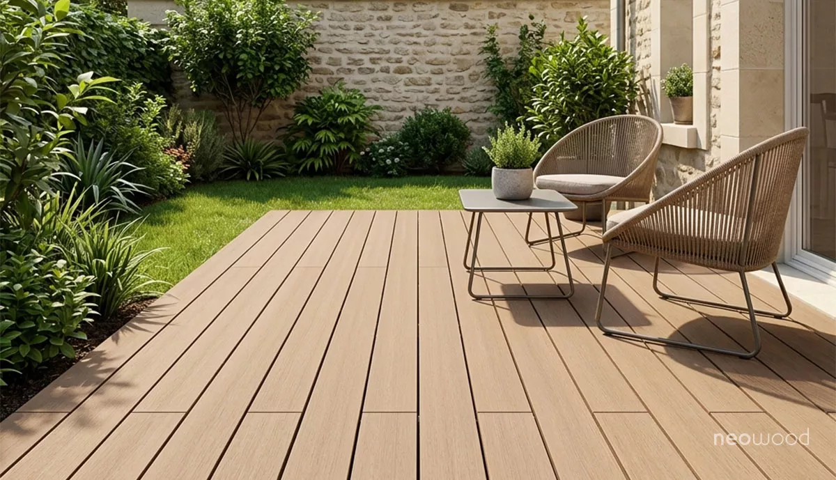 Lame terrasse composite ACCESS – Monoextrudé économique et durable | Neowood