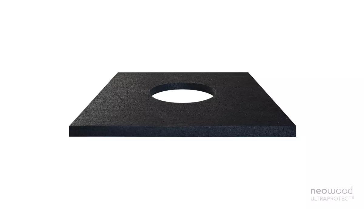 Réhausseurs de plot en caoutchouc 10 mm (carton de 24) |  Neowood