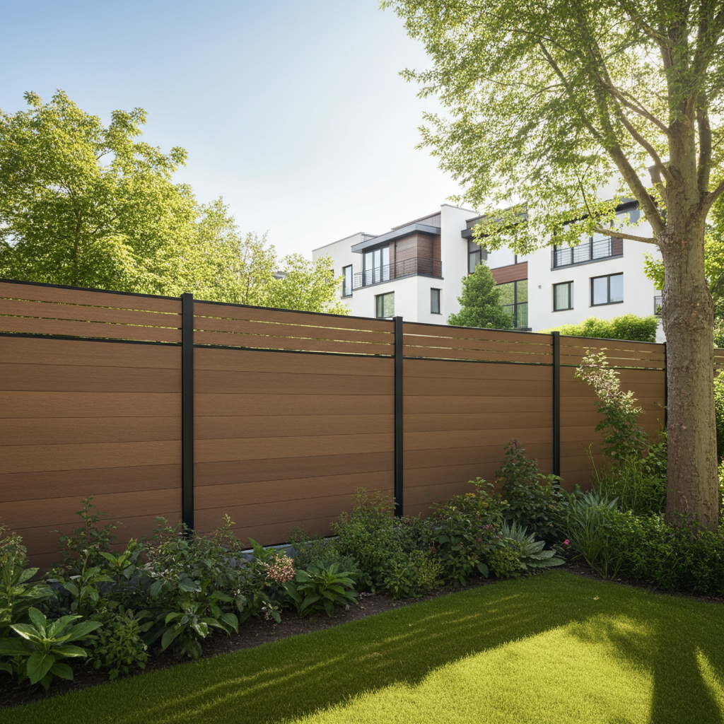 lame cloture composite ajouré