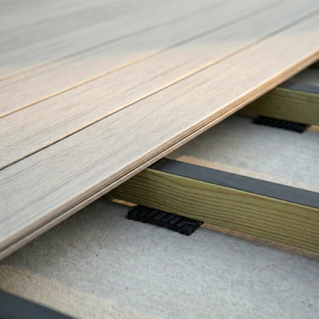 Structure de terrasse en bois
