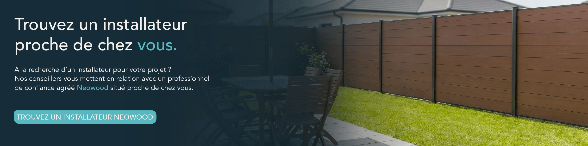 Bandeau installateurs Neowood