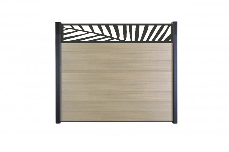 cloture composite ipé et alu