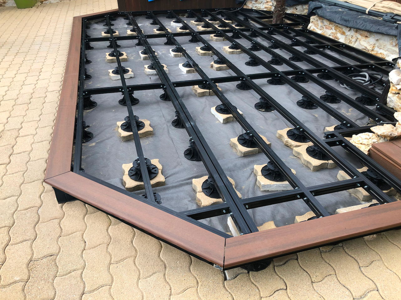 Structure de terrasse trocosto