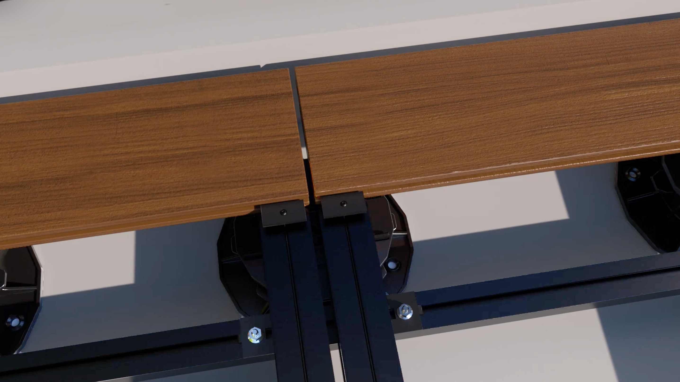 deux lames de terrasse en aboutage