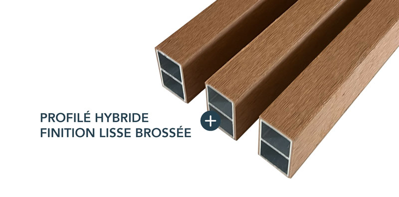 Finition naturelle lisse brossée