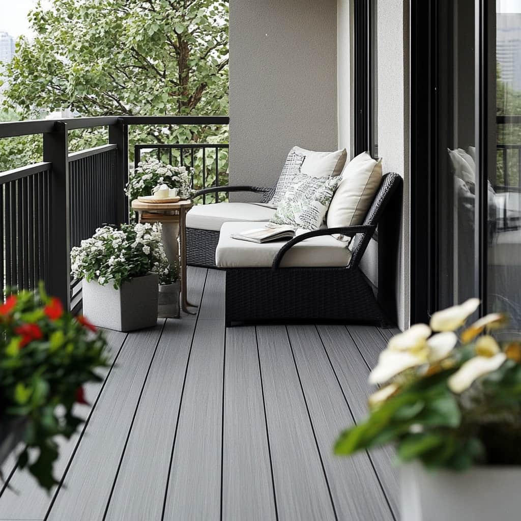 Terrasse sur balcon via Pinterest