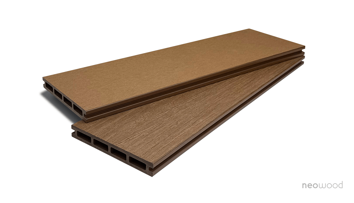 Zoom lame de terrasse access couleur bois