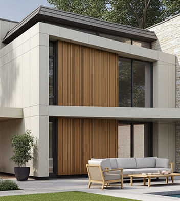 Facade bardage Zenith teck