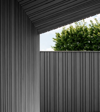 Bardage en composite anthra