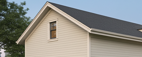 Bardage horizontal en composite UltraProtect teinte ivoire