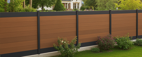 Clôture en bois composite UltraProtect teck