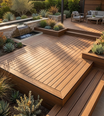 Terrasse composite UltraProtect teinte teck