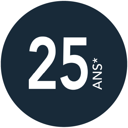 Garantie 25 ans