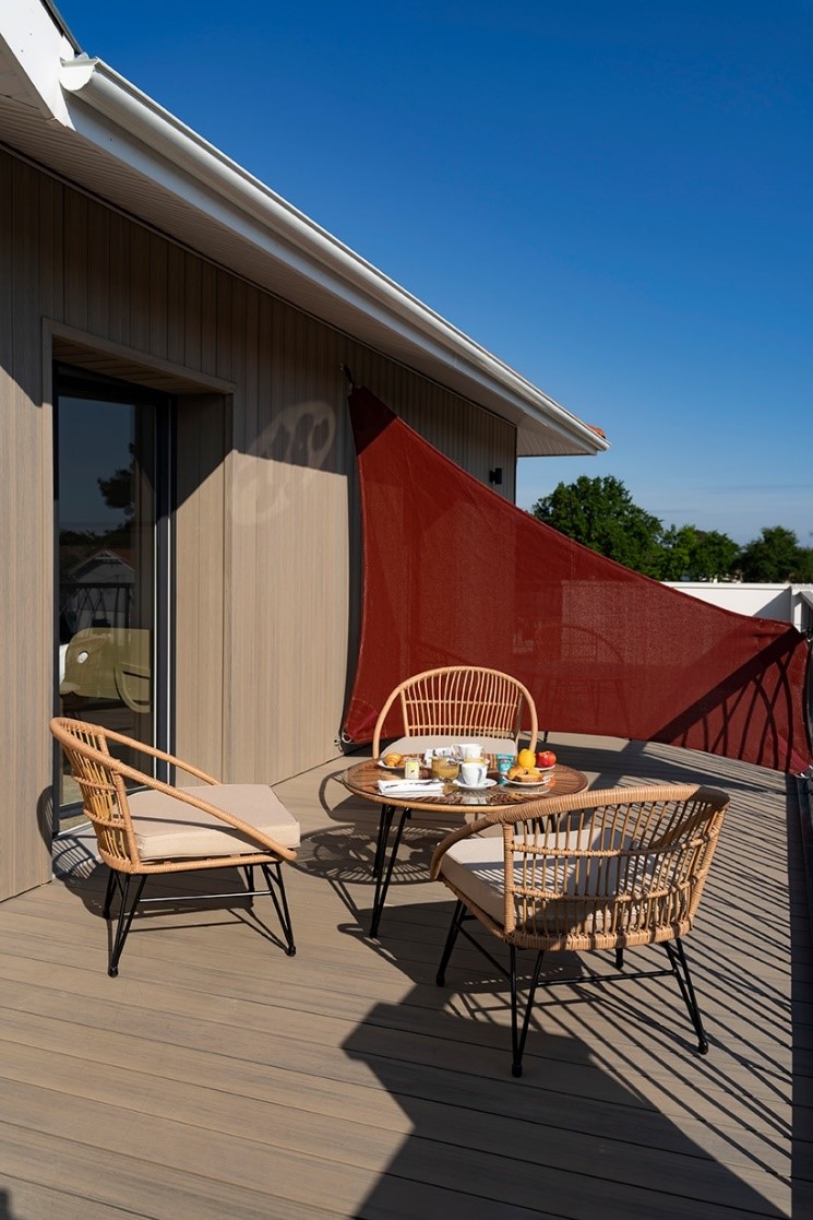 Bardage finition lisse