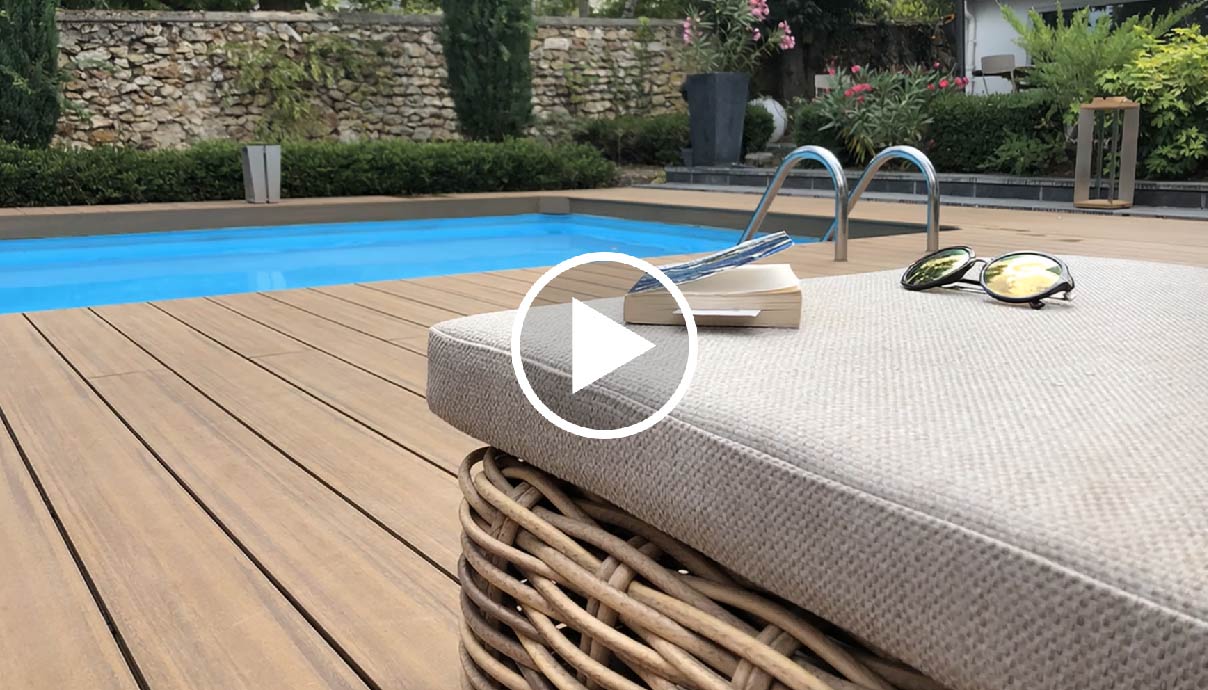 Lames de terrasse bois composite EXPRESSION UltraProtect® (pack de 2)