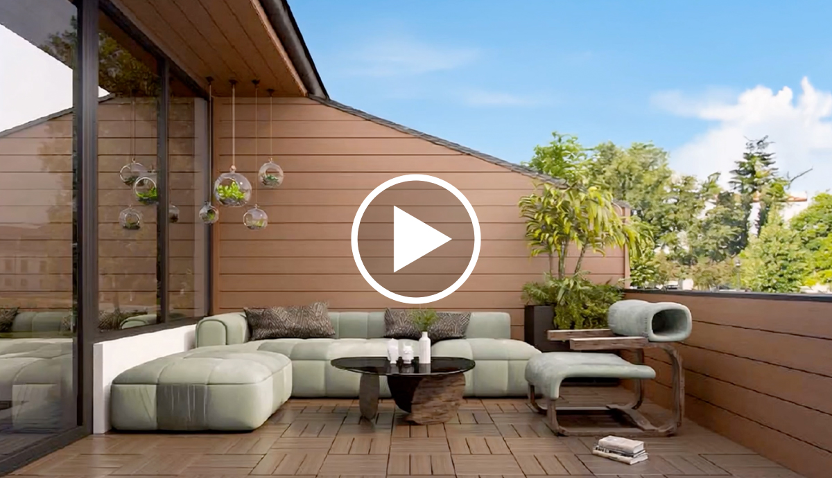 Lames de bardage composite SENSATION LISSE UltraProtect® (pack de 4)