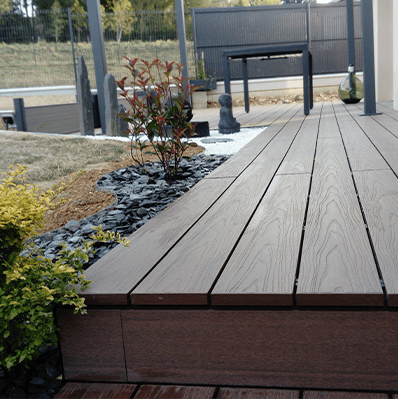 embout de finition pour lames composite neowood