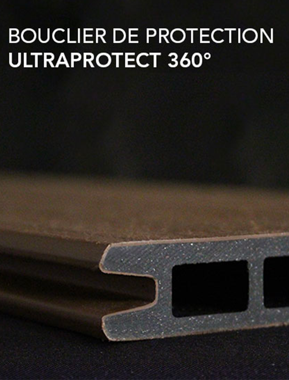 palissade composite teinte sable neowood