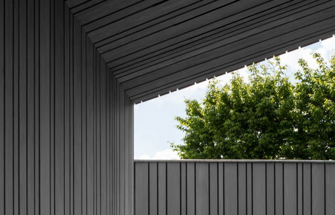 Zoom bardage Zenith couleur anthracite 