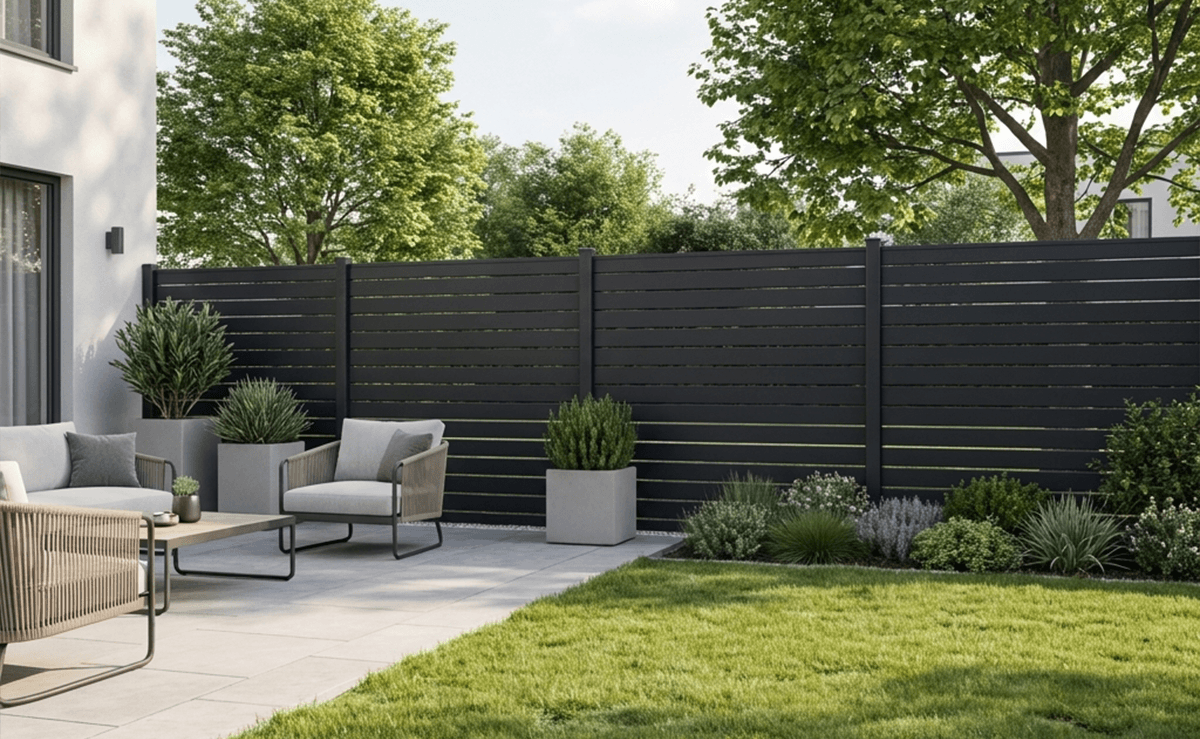 Clôture slame ajouré aluminium