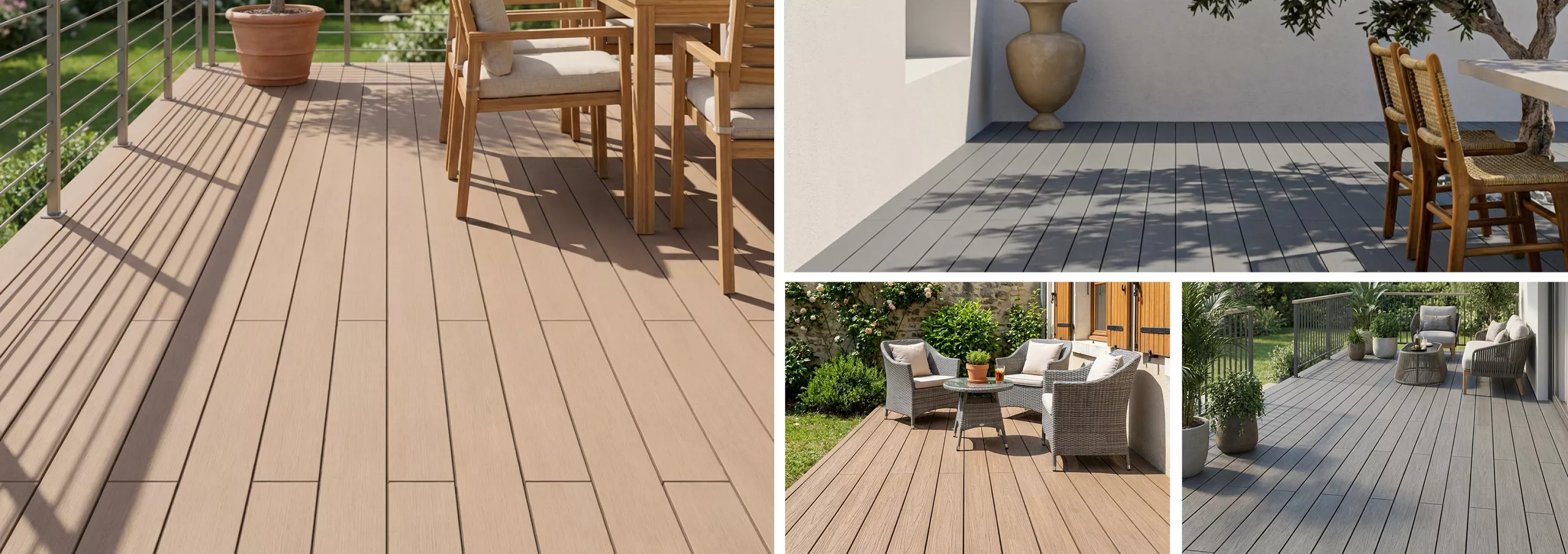 Réalisation de terrasse bois composite gamme access