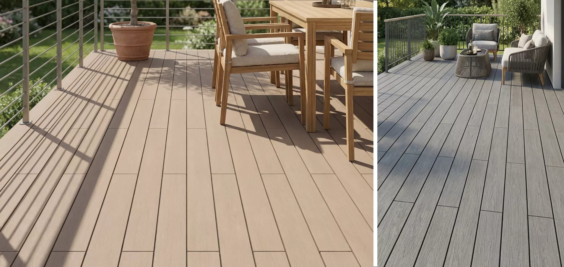 Réalisation de terrasse bois composite gamme access